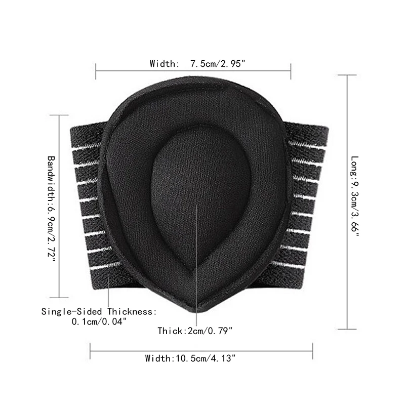 

1Pair Flat Foot Orthotics Foot Arch Support Plantar Fasciitis Heel Pain Aid Run-up Pad Foot Care Corrector Tool