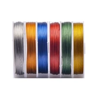 o 45mm colorful steel line with nylon skin for fishing teethful fish or diy other thing 50m per pieces total 10 pcs 500m