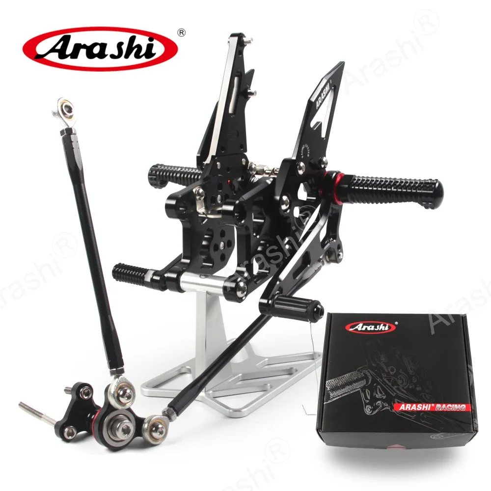 Arashi CBR600RR 2007-2008 CNC Rider Регулируемые подножки для ног для HONDA CBR 600 CBR600 RR 2007 2008 задний упор для ног задние наборы
