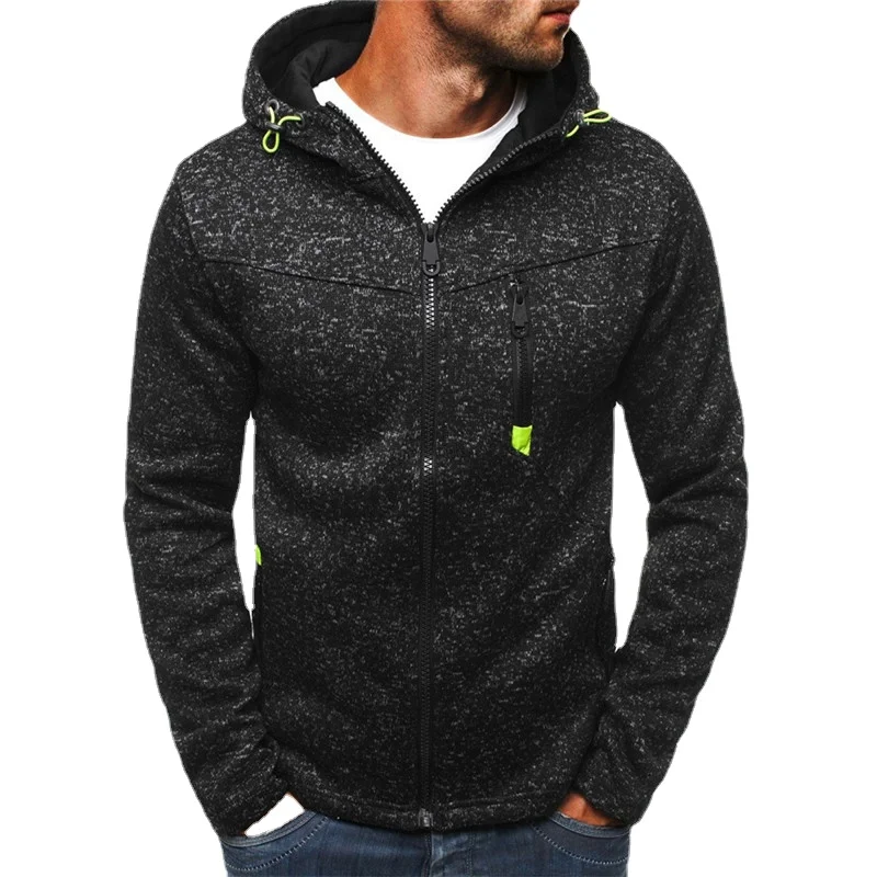 

Spring Autumn Hoodies Men Personality Zipper Sweatshirt Male Solid Color Hoody Tracksuit Hip Hop Hoodies Mens Streetwear Men
