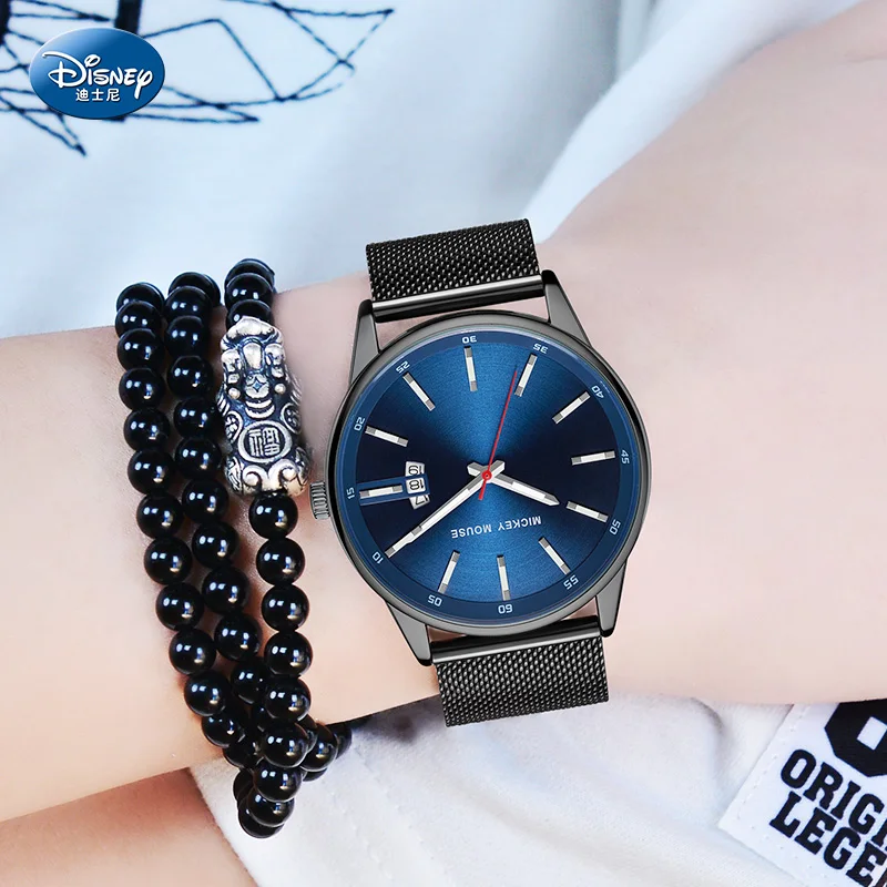 Часы наручные Disney мужские ультратонкие модные простые деловые кварцевые с
