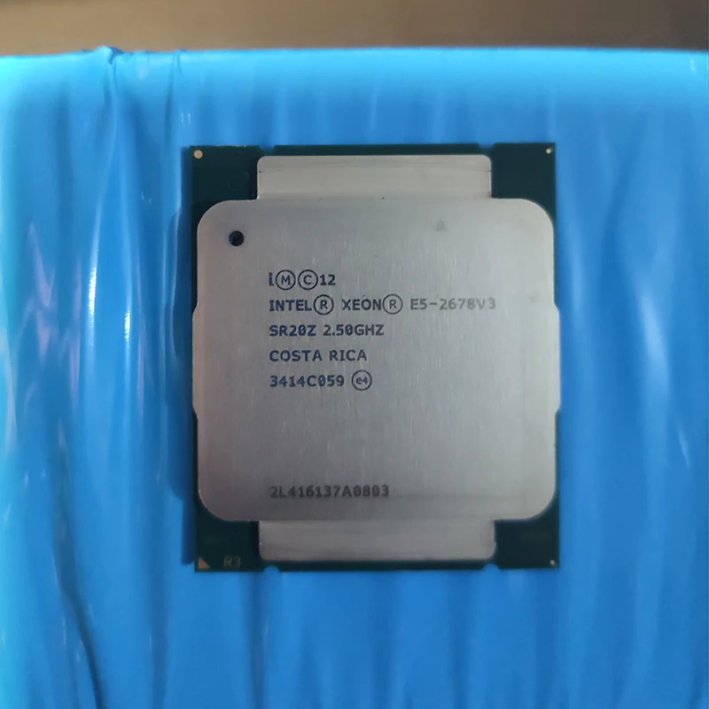 Б/у Xeon E5 2678 2650 2660 2670 2680 2690 V3 2 5 г служить Процессор LGA настольных ПК процессор для X99