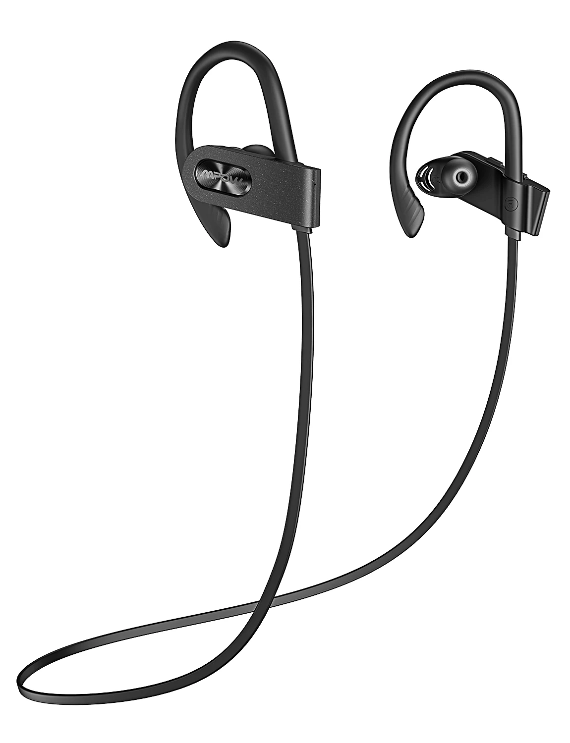 Black Mpow Пламя 2 беспроводной Bluetooth 5,0 наушники IPX7 водонепроницаемый с CVC6.0 шумоподавление Спорт для iphone Xiaomi - Цвет: Black