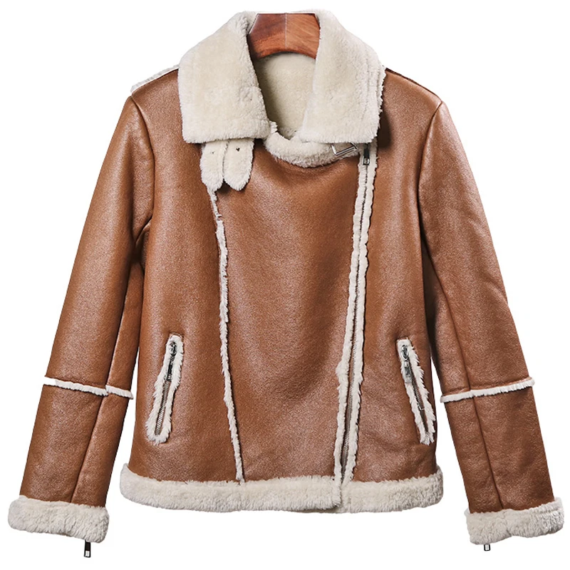 Автомобильное Женское пальто из искусственного меха короткие дизайнерские