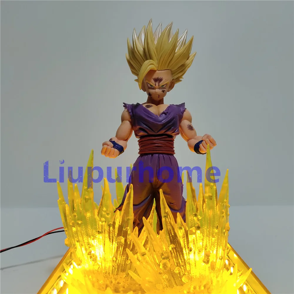 Сон Гохан Dragon Ball Z ночник фигурка настольная лампа Lampara Luminaria супер светодиодный 3D украшение DIY DBZ аниме освещение