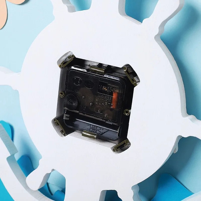 Настенные часы с якорем Пляжная морская тема звездное колесо корабля настенные