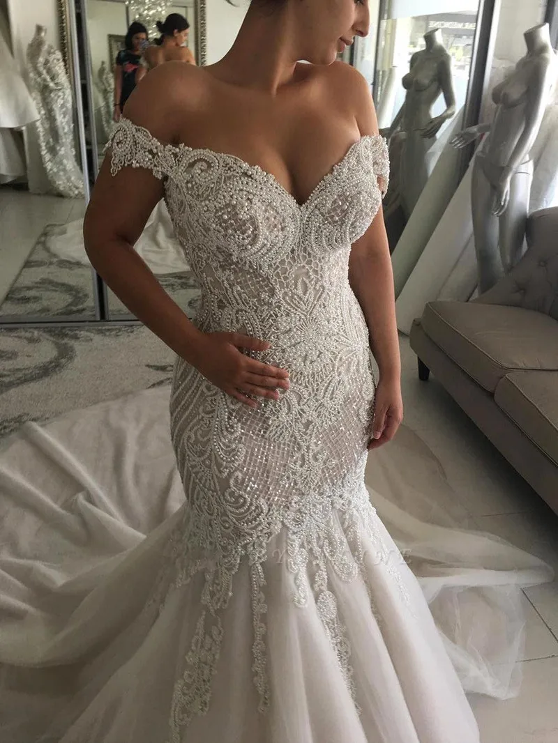 Robe De Mariee хит продаж Роскошные свадебные платья русалки сексуальные с глубоким