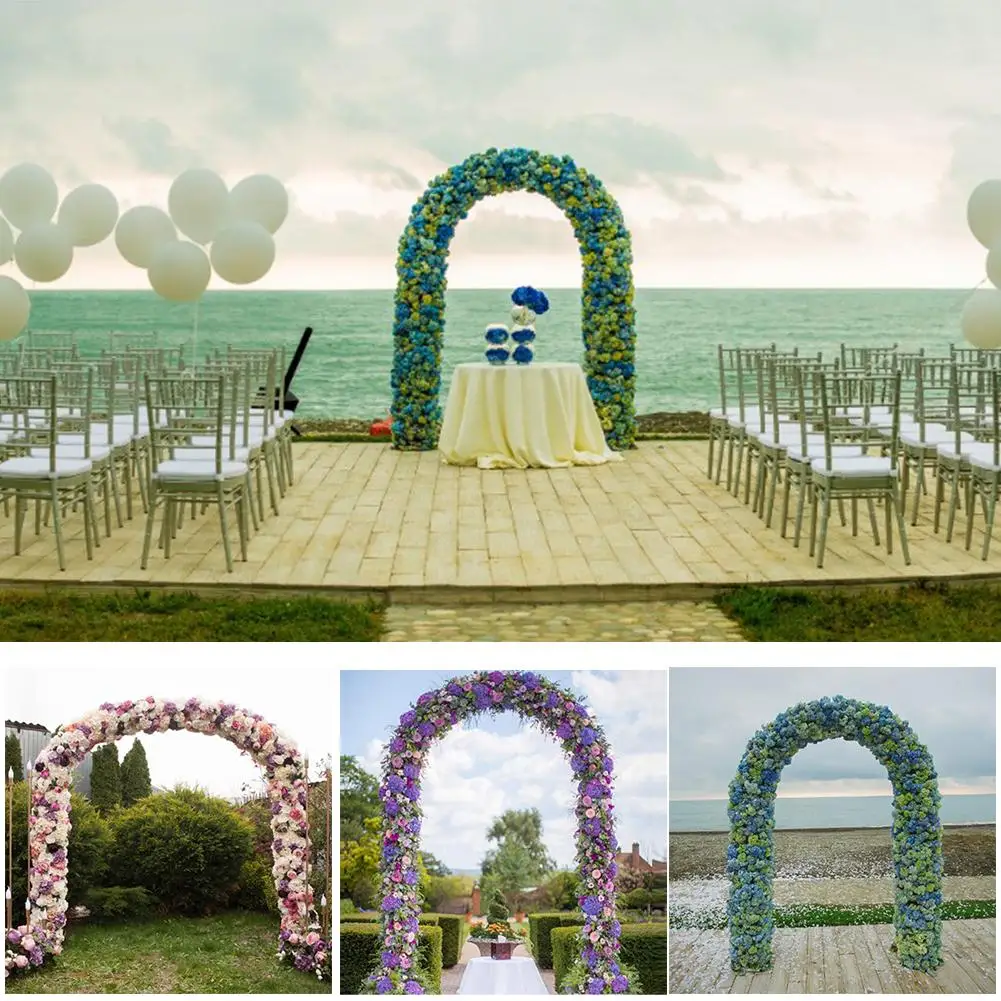 

Iron Wedding Arch Frame Flower Stand Plant Climbing Rack Garden Backdrop Arch For Marriage Birthday Wedding Party Decor