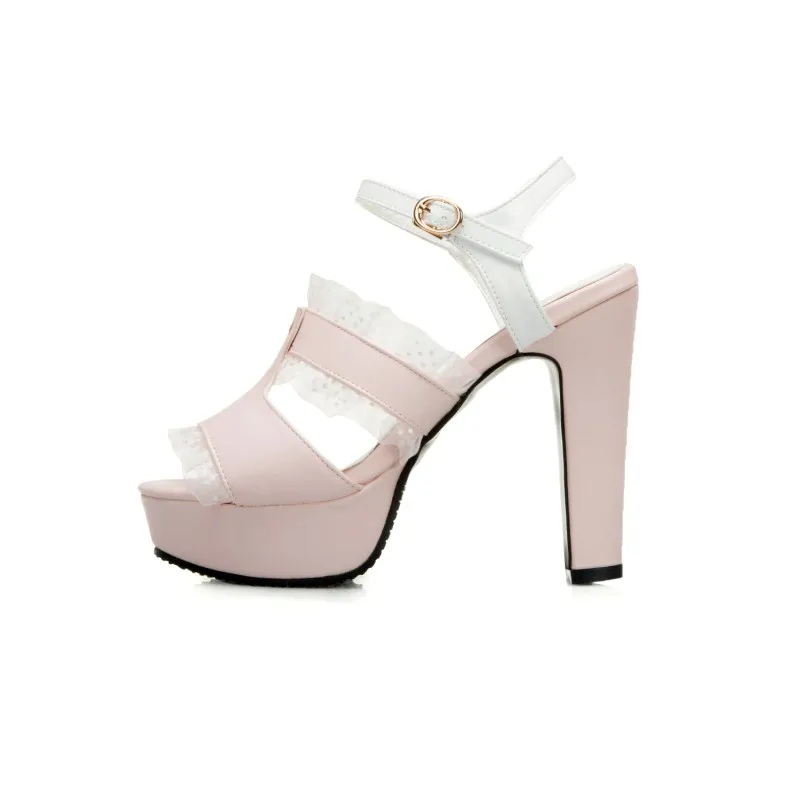 

Big Size Simple high heeled sandals high heels sandals women shoes woman summer ladies