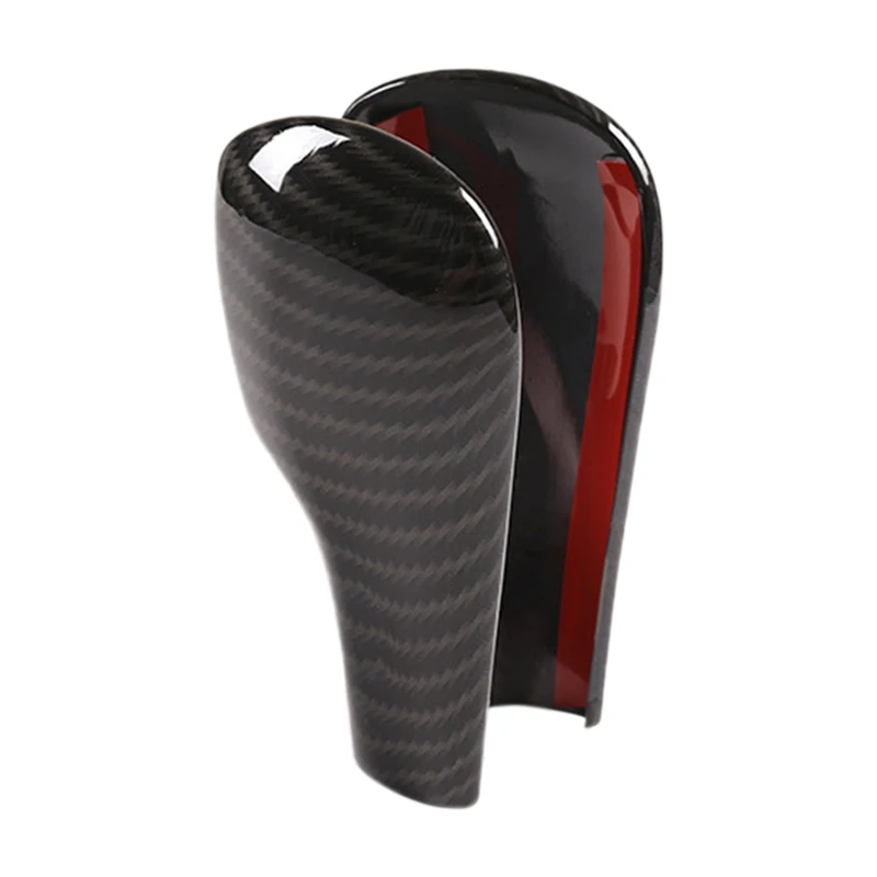 

Carbon Fiber Gear Shift Lever Knob Cover Cap Trims for BMW- 5-Series X3 X5 E60 E61 E83 E53 2004-2006