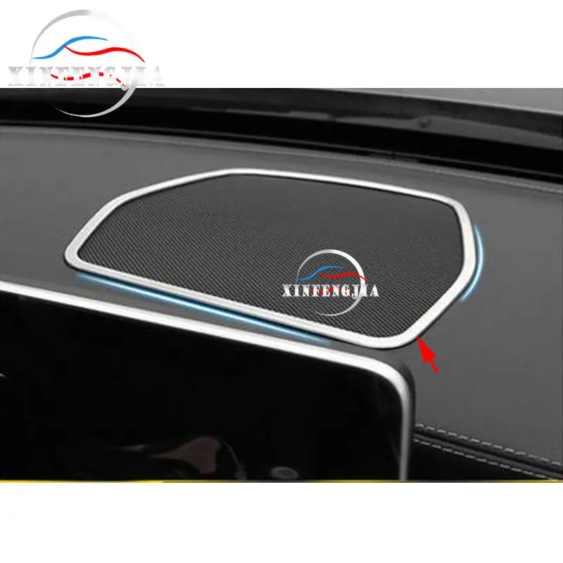 

for Mercedes-Benz C GLC Class W205 X253 15-19 Steel Middle Dashboard Speaker Cover Trim