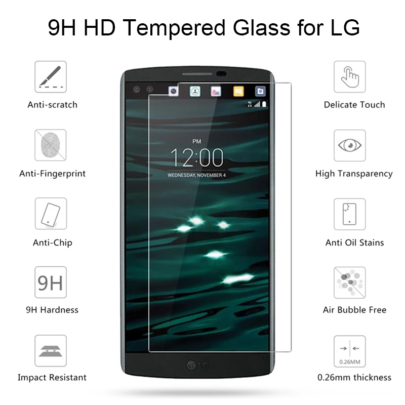 2 Pieces HD Screen Protector for LG W30 Pro W10 Protective Glass Tempered Glass for LG K8 2018 K7 2017 K5 K4 K3 2016 Film 9H