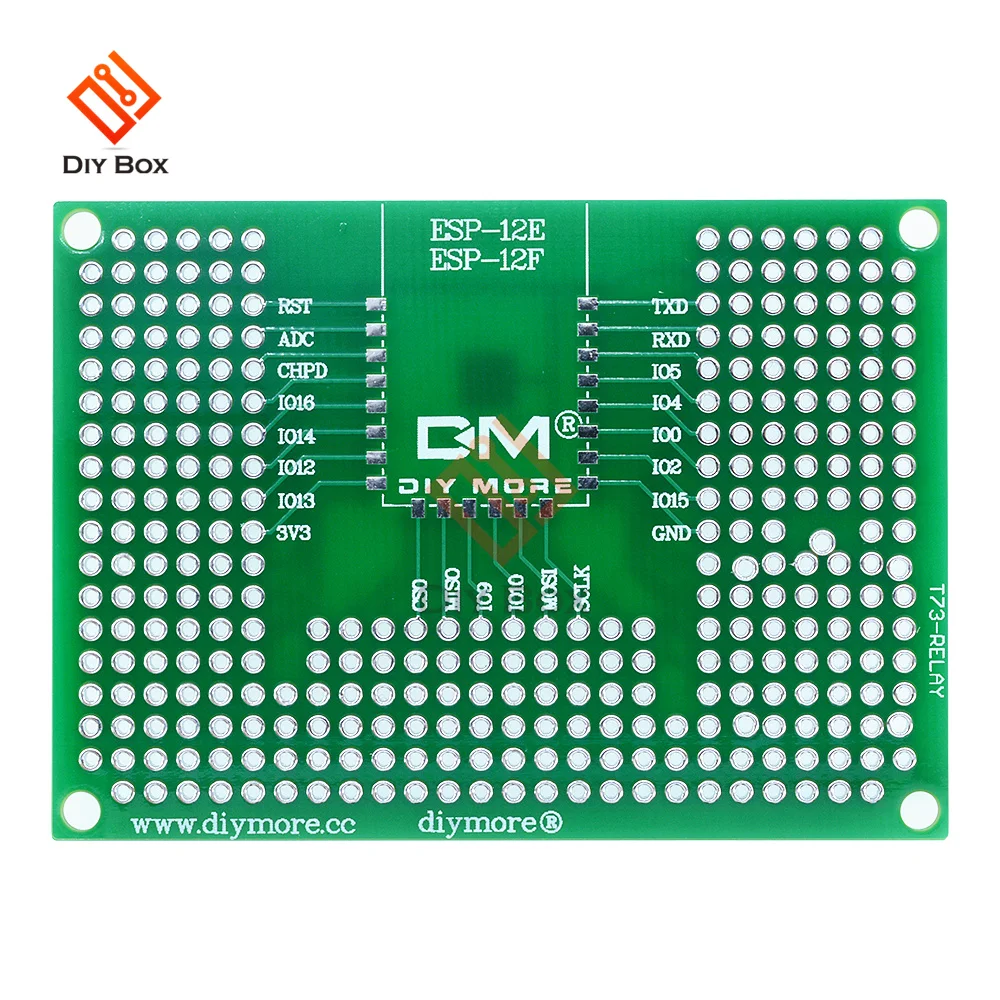 5X7CM двойная сторона Прототип PCB Универсальный макет доска для Arduino UNO R3 ESP8266 WI-FI ESP-12F