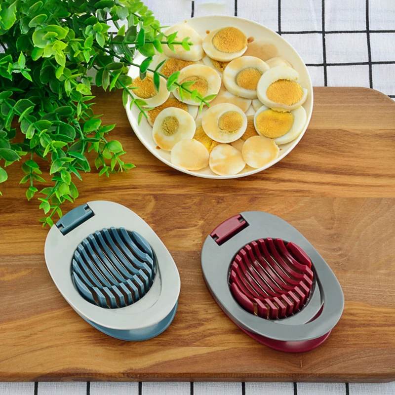 

Egg Slicer Splitter Cut Multifunction Kitchen Boiled Sectione Cutter Mold Flower Edges Gadgets Quality Egg Cutter Tools