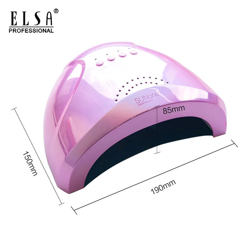 Светодиодный УФ светильник EISA 48 Вт для гель лака розовая лампа дизайна ногтей с 30