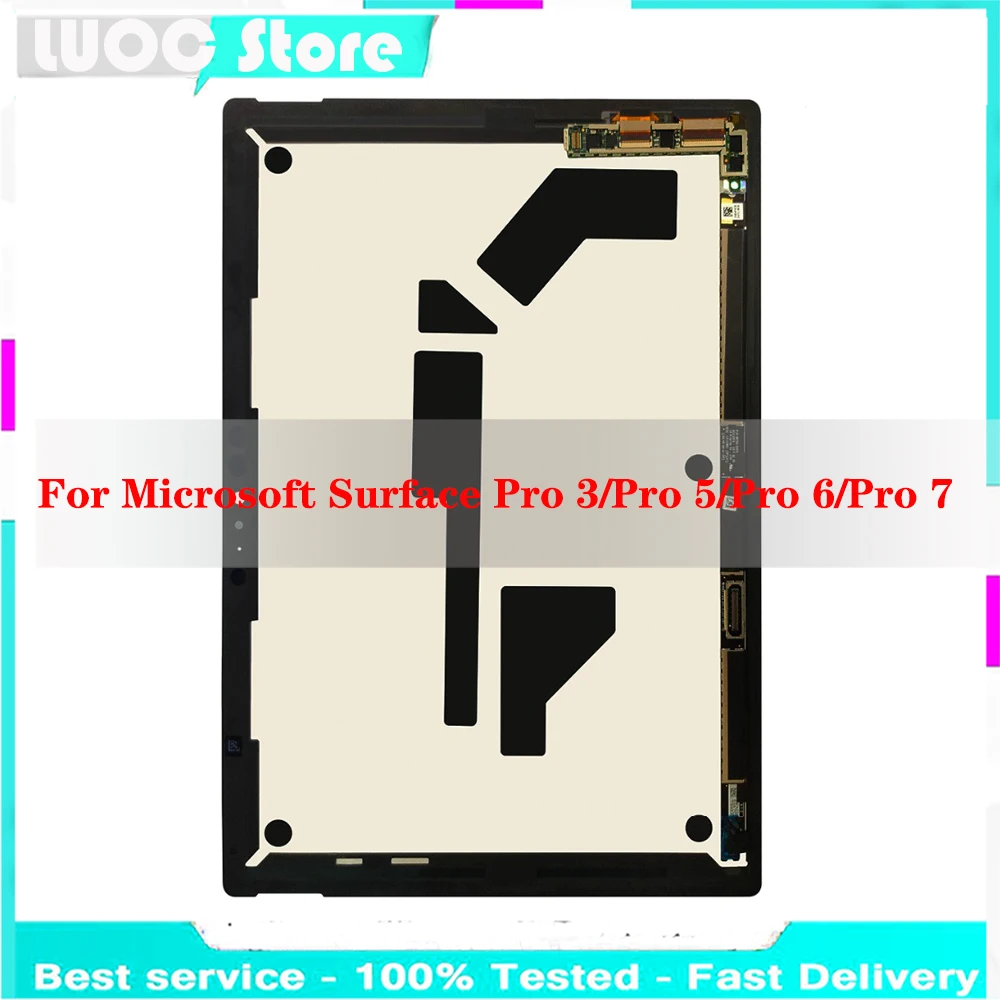 

ЖК-дисплей с сенсорным экраном и дигитайзером в сборе для Microsoft Surface Pro 3 1631 Pro 5 1796 Pro 6 Surface Pro 7 1866
