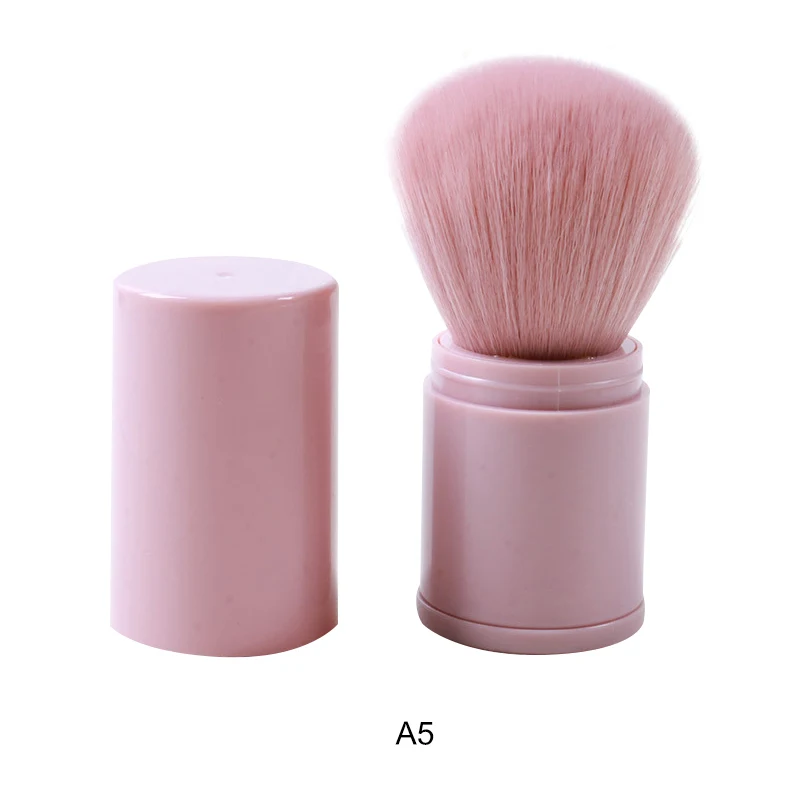 5 на выбор одна Кисть для макияжа свежая розовая Рассыпчатая кисть пудры основы