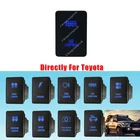 12 В, 3 А, сисветодиодный светодиодная сменная панель с нажимным переключателем для Toyota 2015 Hilux Prado 150 200 Landcruiser GUN HiAce RAV4NEW