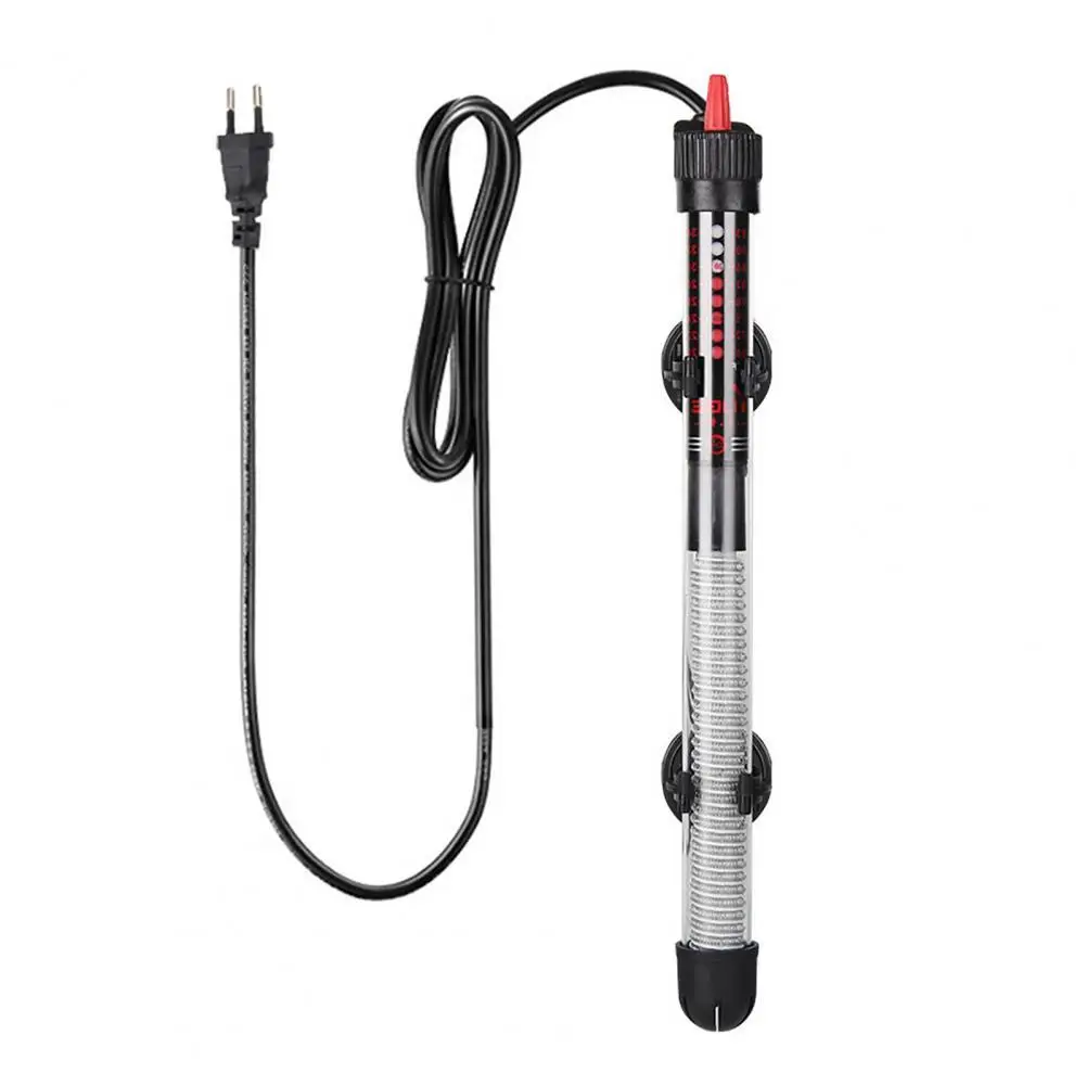 

Convenient Aquarium Heater Long Lifespan Well-sealed Reliable Fish Tank Heating Rod with Suction Cup
