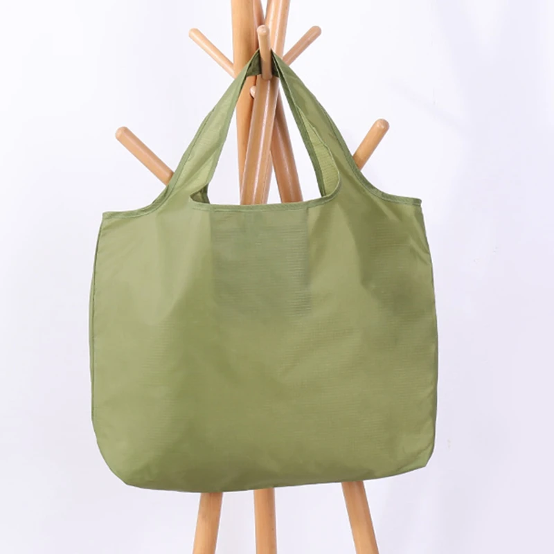 

Shopping Bags Waterproof Foldable Handy Reusable Tote Pouches Recycle Shopper Groceries Storage Handbag Useful Beach Bags