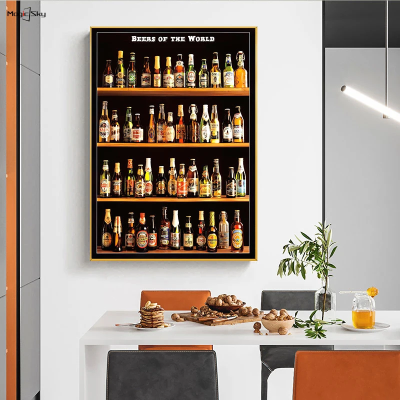 Пивной постер в винтажном стиле ретро для домашнего декора лофт украшения