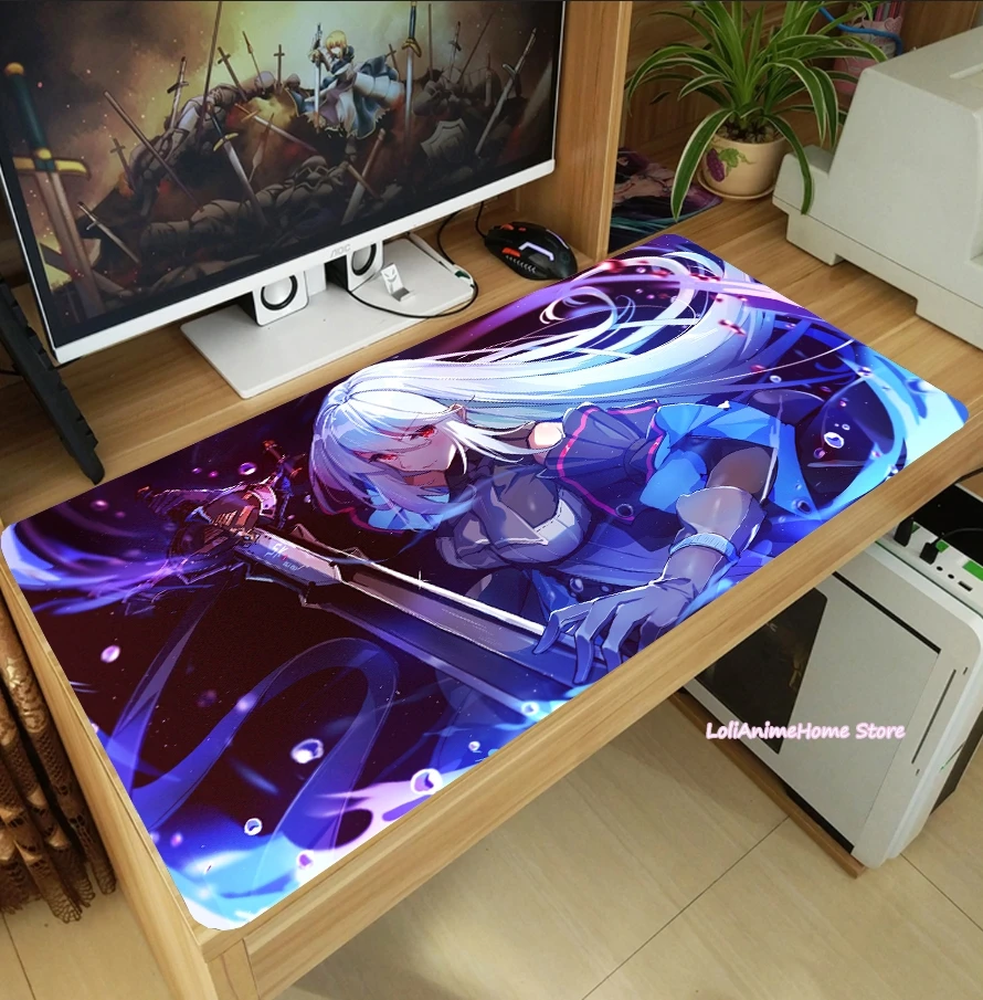 Большой коврик для мыши аниме игр arknight Skadi утолщенный игровой ноутбука и ПК