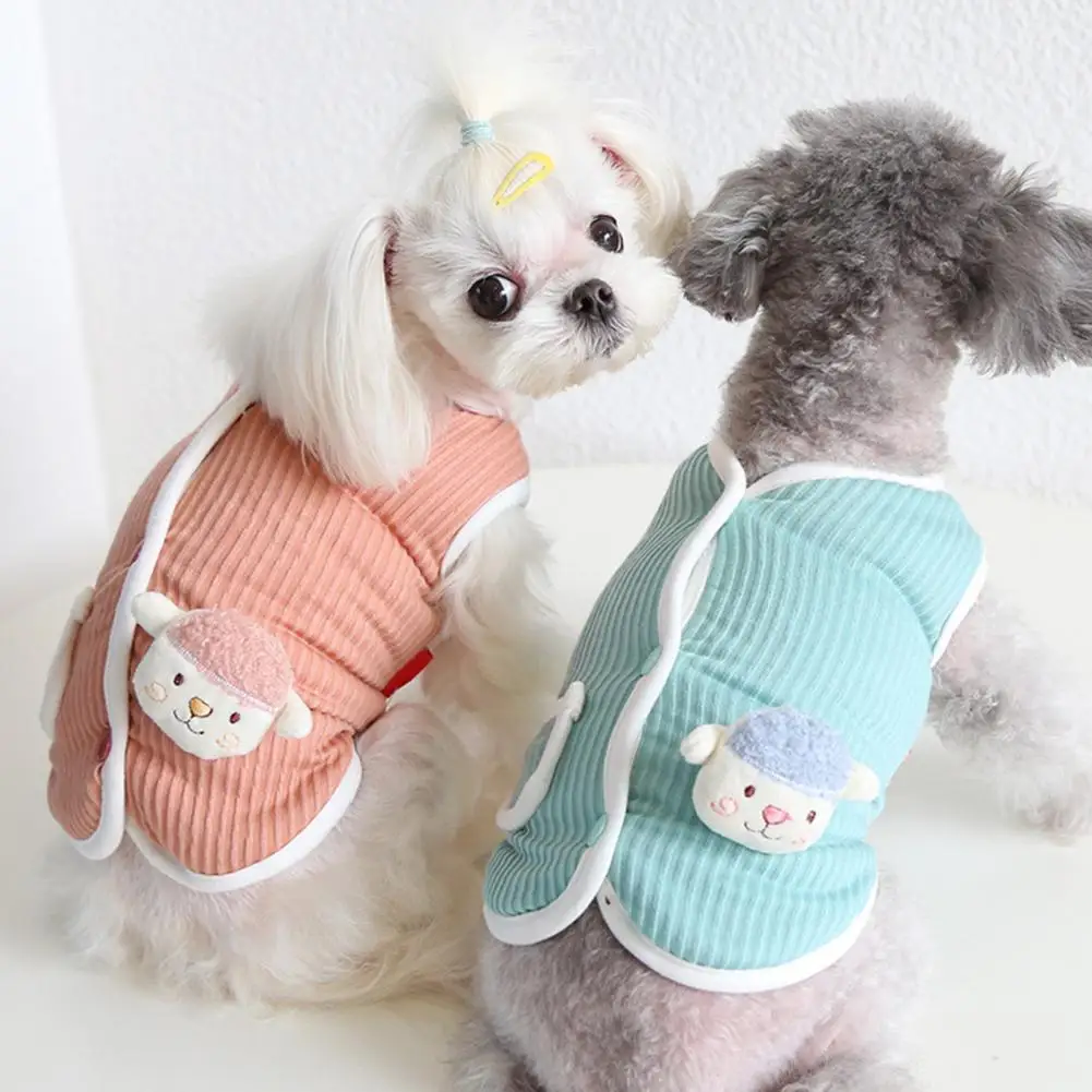 

Pet Vest Lovely Dog Cat Cozy Warm Vest Pet Clothing Dog Apparel Excellent Puppy Coat