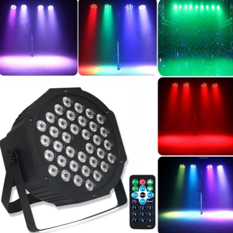 Rgb-светодиодный отражатель 36 светодиодный свет для сцены rgb мыть DJ диско DMX512