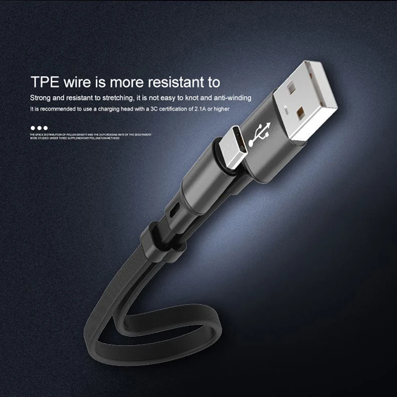 Для iPhone usb 8Pin USB C Micro USB кабель короткий зарядный кабель для сотового телефона для iPhone 11 Pro xs max xr 8 7 5S кабель для быстрой зарядки
