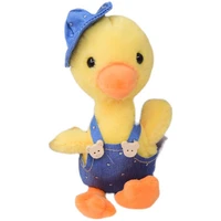 10pcslot plush keychain stylish dressed couple ducks loveyly exquisite soothing funny pendant