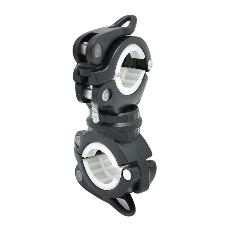 360 Degree Bicycle Rotating Light Holder LED Front Flashlight Lamp Clip Stand Handlebar Torch Mount Air Pump Bracket 77 | Спорт и