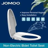 jomoo self cleaning dual nozzles manual toilet bidet seat cover v shape easy installation cold only toilet seat cover