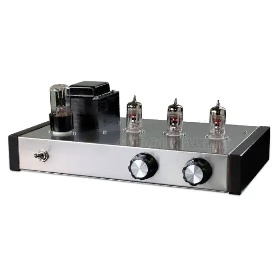 Douk аудио 12AX7 вакуумный ламповый предусилитель HiFi стерео домашний аудио предусилитель Ref Marantz M7 - Цвет: Finished Amplifier