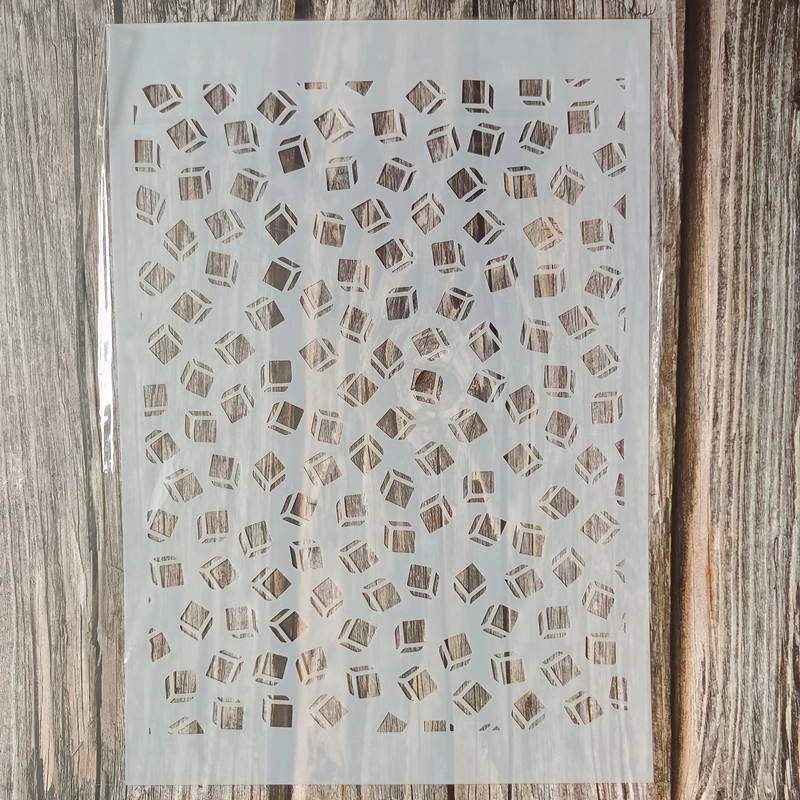 

A4 Size DIY Craft Furniture Stencil for Painting on Wood,Fabric,Walls Art Scrapbooking Stamping Album Embossing Paper Cards