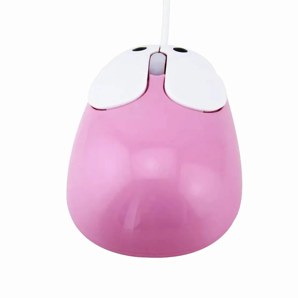 Новинка 800 dpi 3D оптическая USB Проводная мышь милый мультфильм кролик мышь raton ordenador con кабель для детей девочек игровая мышь z0725