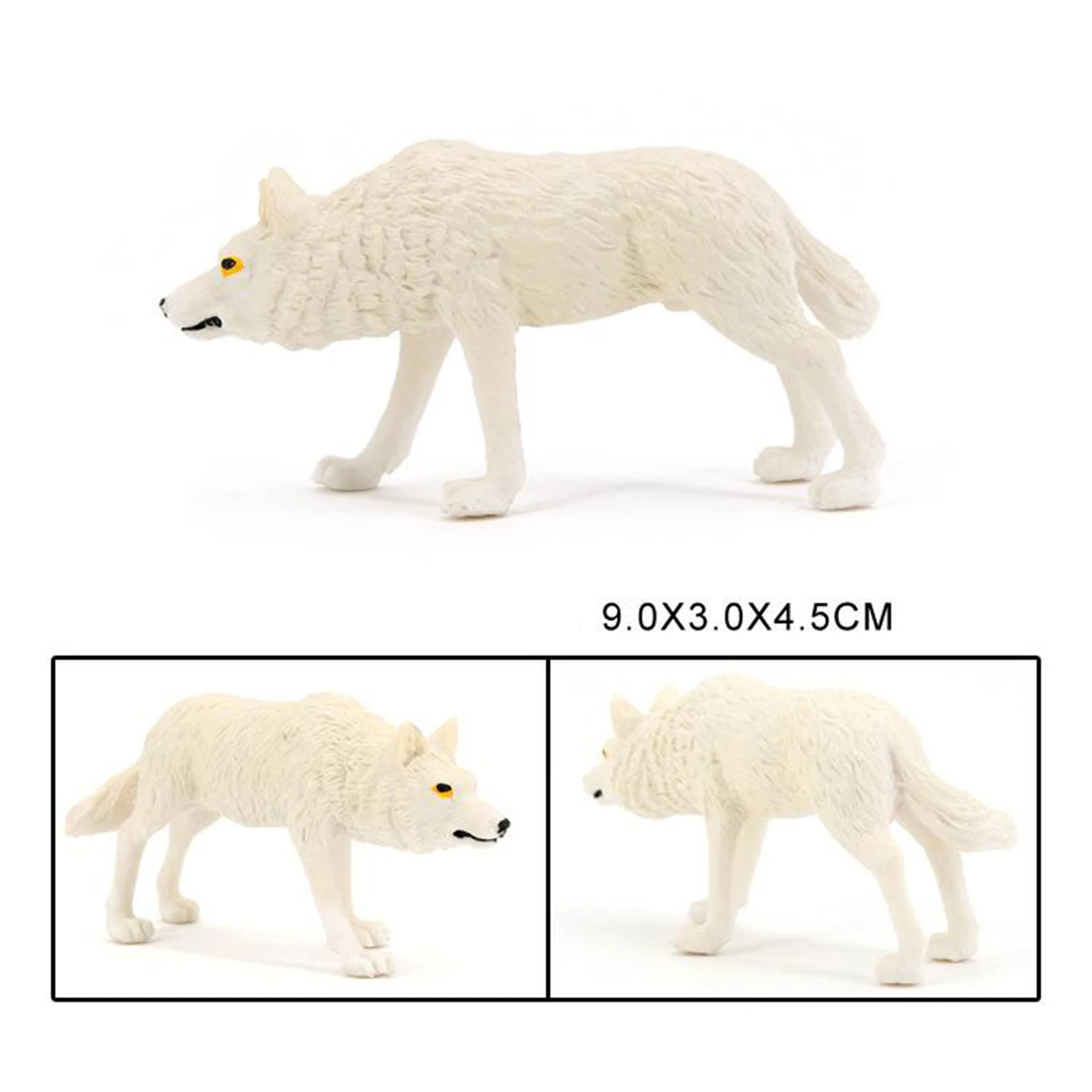 6x пластик дикой природы волка фигурная фигурка Мини проектор для домашнего