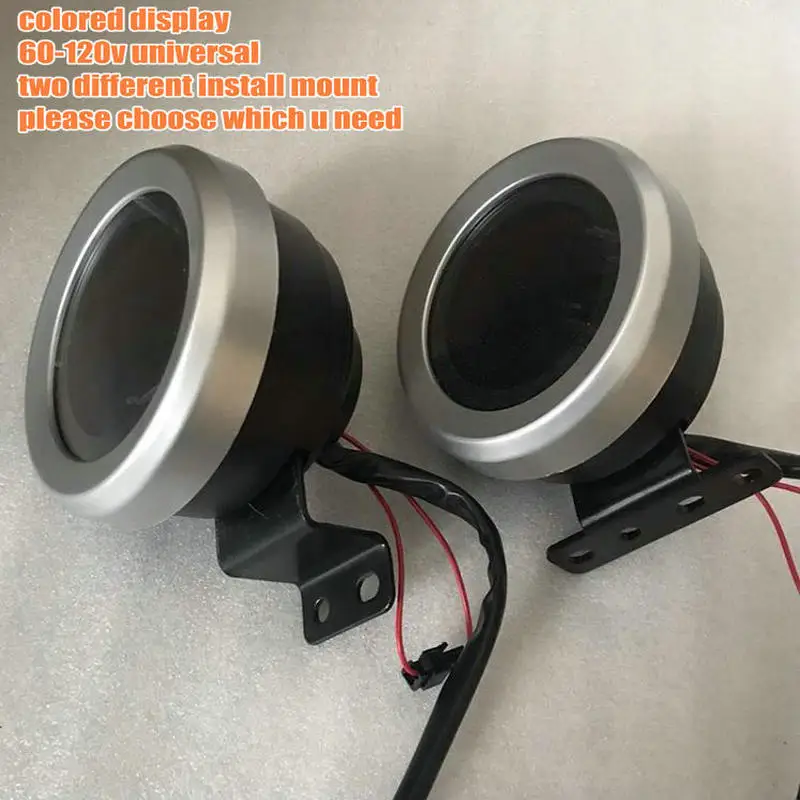 Цветной ЖК-дисплей Спидометр 60-120 в универсальный для маленького черепахи король одометр индикатор батареи электрический скутер вольтметр