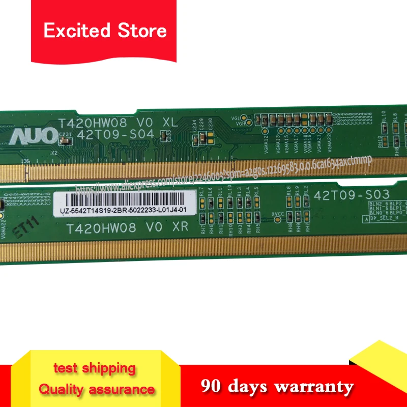 original 1pair/2pcs 42T09-S03 42T09-S04 T420HW08 LCD Panel PCB Part | Компьютеры и офис