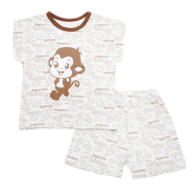 

Children Clothes Summer Girls Clothing Boys Sports T-Shirt Shorts 2Pcs Baby Cotton Costume Kids Tracksuits 3 4 5 6 7 8 9 10 Year