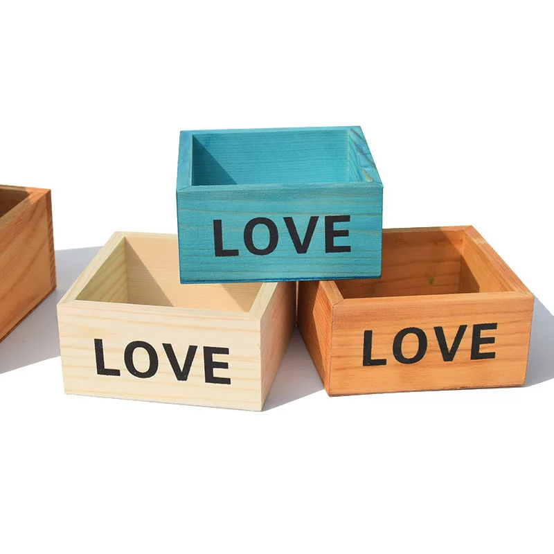 Горшки для растений деревянные винтажные выращивания суккулентов | Дом и сад