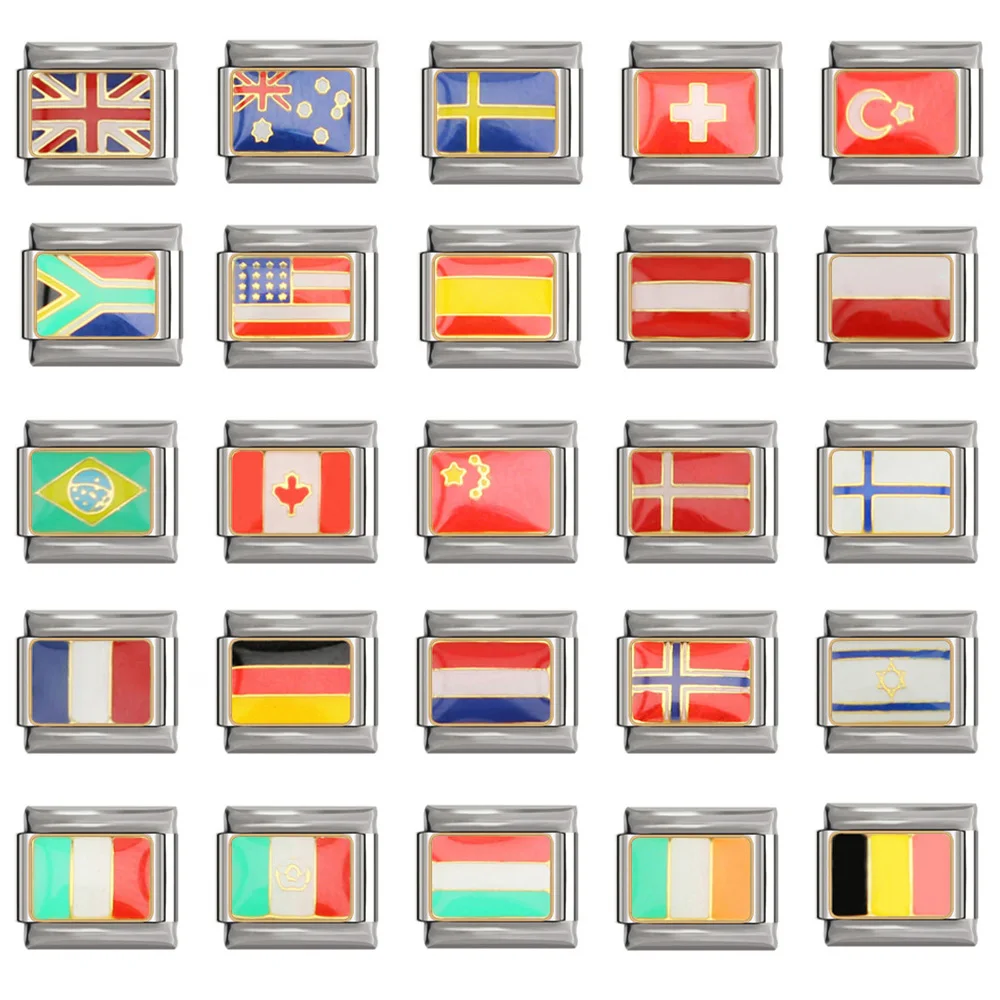 Браслет из нержавеющей стали Fyour World оригинальный итальянский браслет с