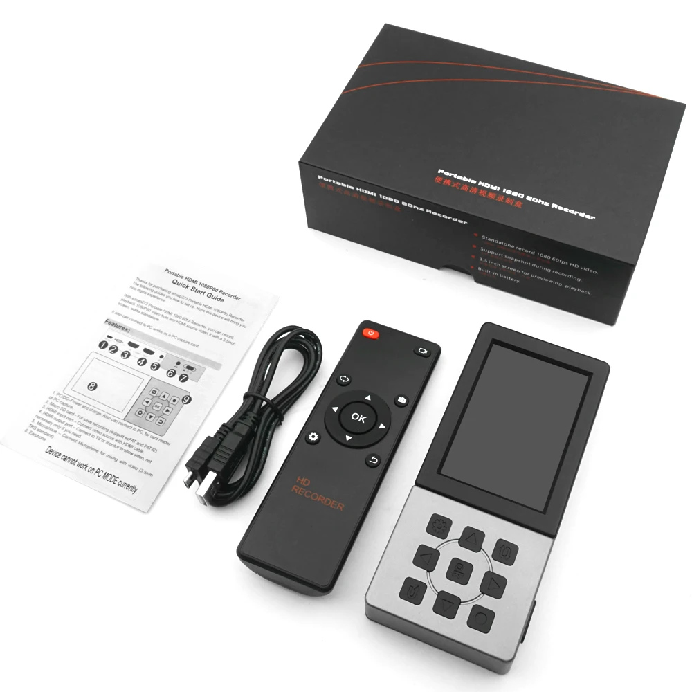 Ezcap 273 HD 1080P 60fps HDMI карта для видеозахвата коробка записи в реальном времени с