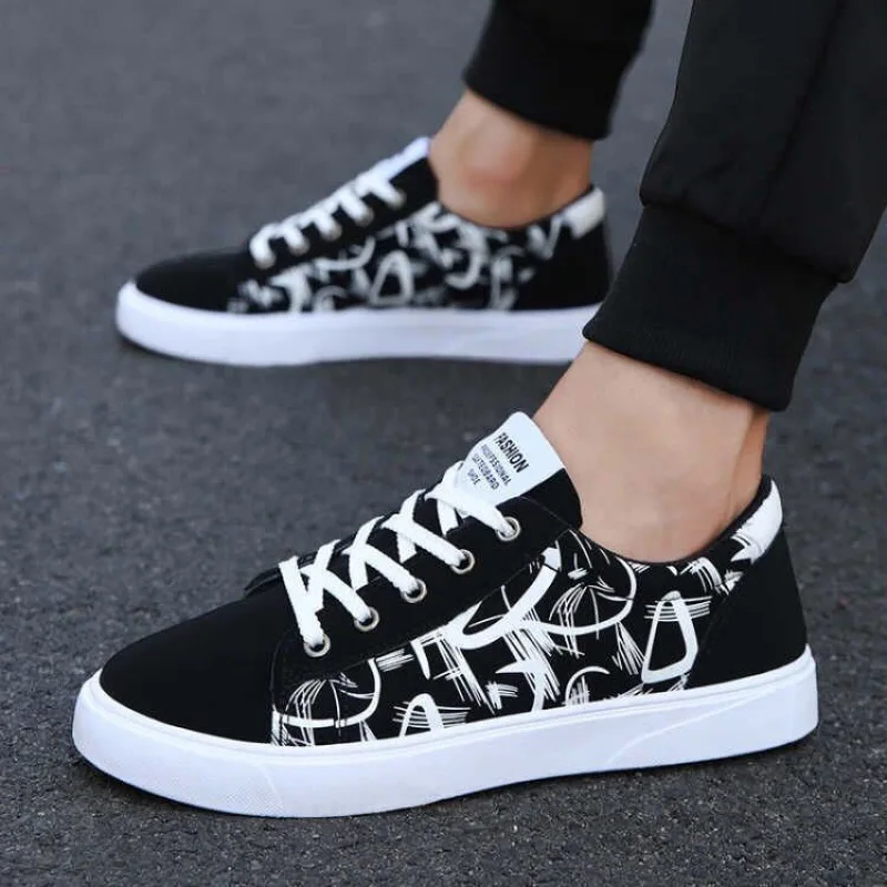 

Мужские кроссовки на шнуровке, повседневные удобные кроссовки с вулканизированной подошвой, с закрытым носком, спортивная обувь, размеры ...