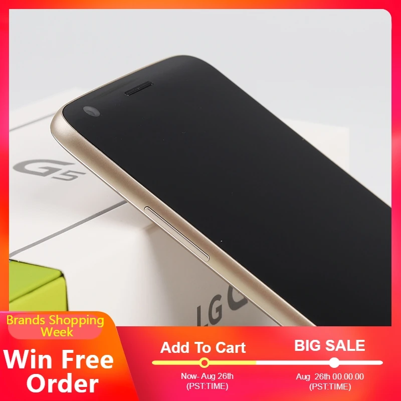 Оригинальные разблокированные мобильные телефоны LG G5 4G LTE H831 H820 H860N H850 H840 Snapdragon 820 5