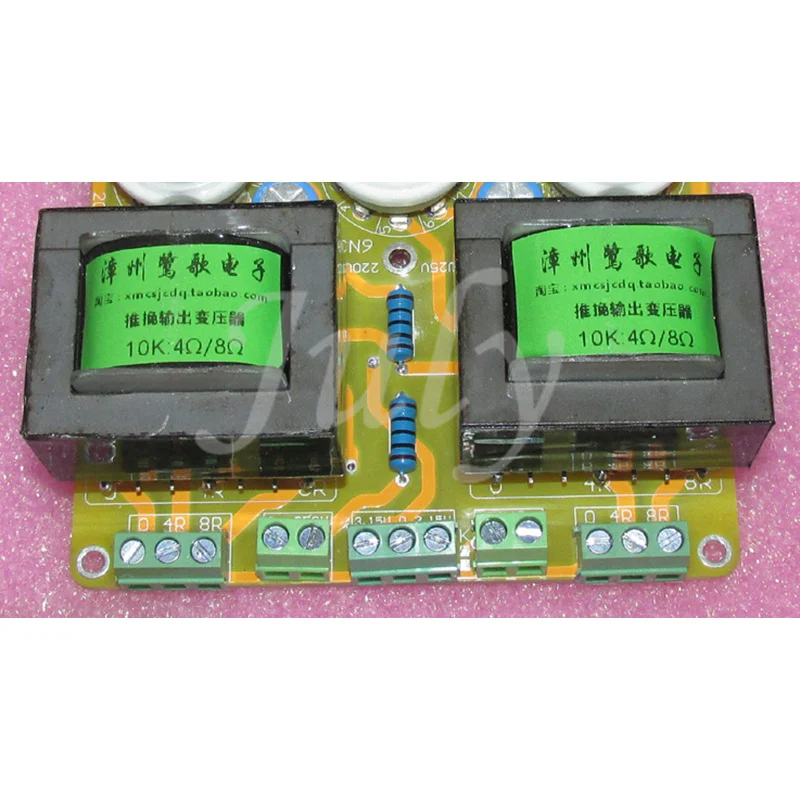 6N1 push 6N6 ламповый двухтактный Малый усилитель мощности плата 1 5 wx2 стерео 4 Ом 8