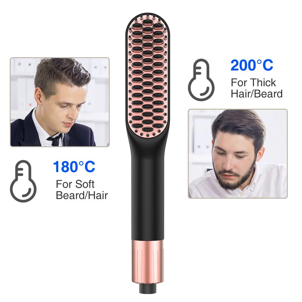 Новая керамическая щетка для выпрямления волос с плоским утюгом цифровая