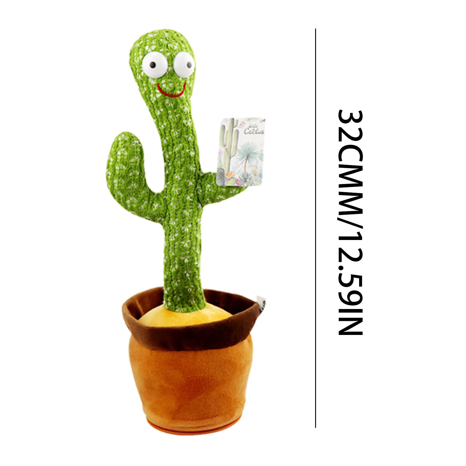 Танцующий кактус #45 Электронная плюшевая игрушка мягкая кукла детский который