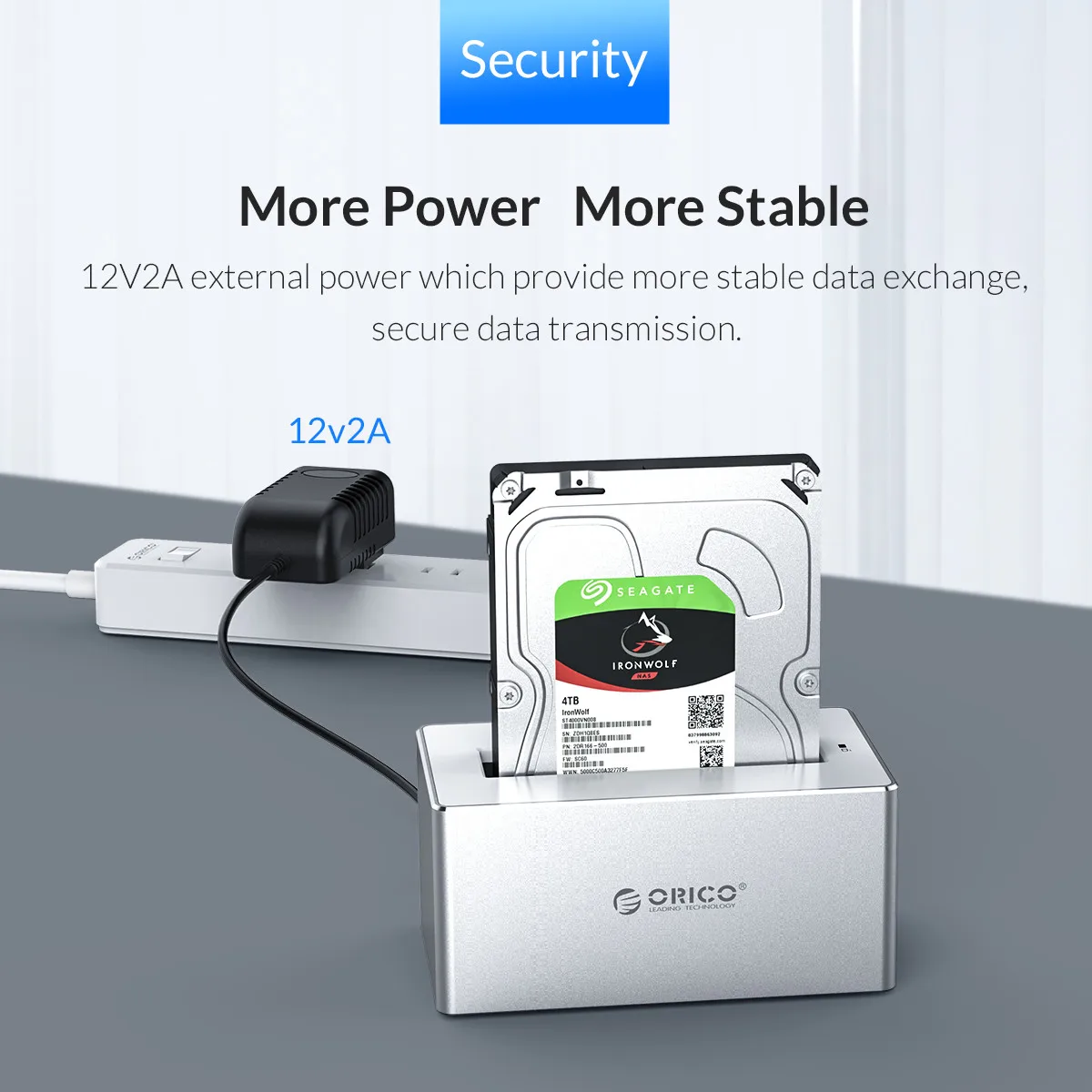 ORICO алюминиевый 3,5 дюймовый SATA для USB 3,0 HDD док-станция SSD адаптер для 2,5 3,5 Жесткий диск поддержка 10 ТБ с 12V Мощность