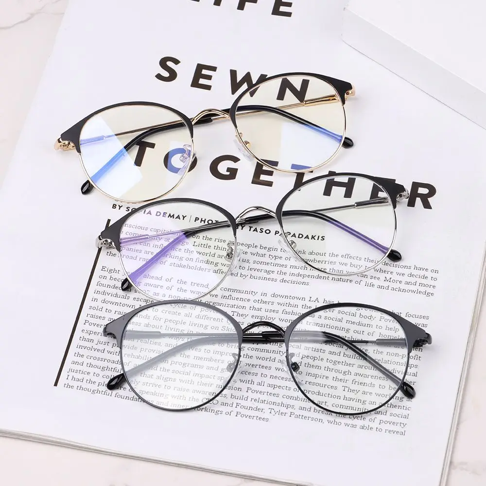 

Unisex Metal Frame Anti-UV Blue Rays Glasses Computer Goggles Eyeglasses Women Fashion Eyewear Vision Care