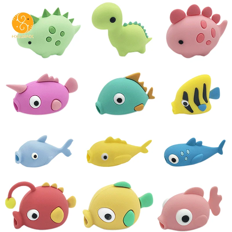 Кабель для укуса животных мультфильм Динозавр Юрского периода кабель IPhone IPad